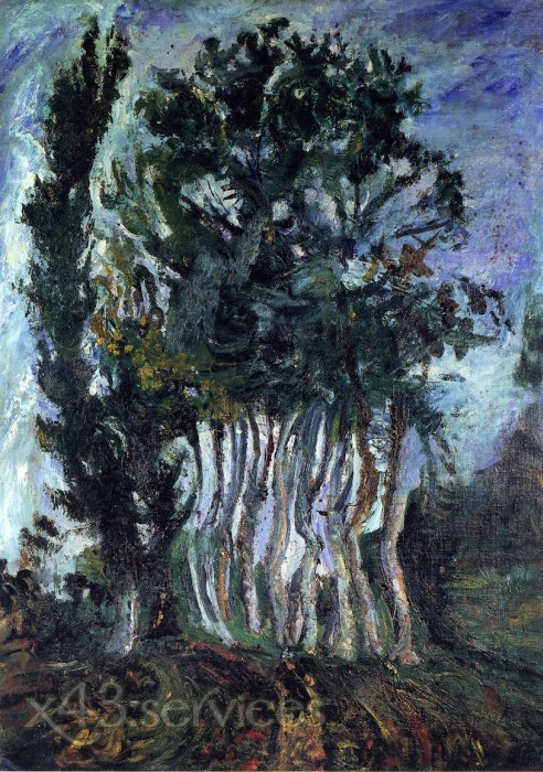Chaim Soutine - Baeume in - Trees at Champigny